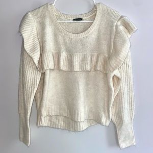 NWT Wild Fable Ruffle Sweater